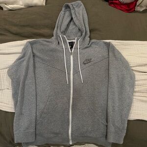 Men's Gray Hoodie Sweater